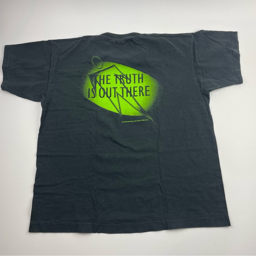 Vintage X-Files the truth is out there 1994 USA Made single stitch T-shirt Sz L